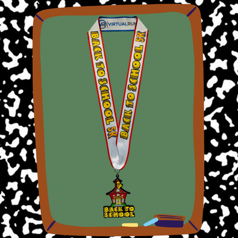 BACK TO SCHOOL 5K - Throwback Medal