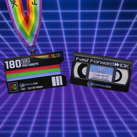 Fast Forward 10K- Throwback Medal