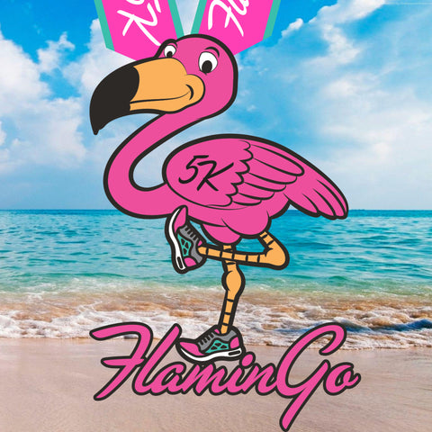 FlaminGO 5K- Throwback Medal