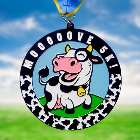 MOOOOOVE 5K- Throwback Medal