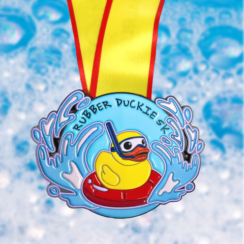 Rubber Duckie 5K- Throwback Medal