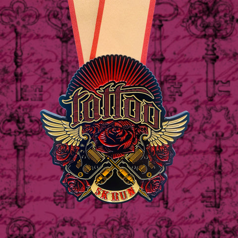 Tattoo 5K- Throwback Medal