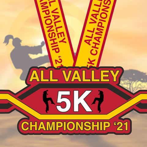 All Valley Karate Championship 5k!- Throwback Medal